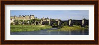 Aude River, Carcassonne, Languedoc, France Fine Art Print