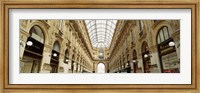 Interiors of a hotel, Galleria Vittorio Emanuele II, Milan, Italy Fine Art Print