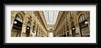 Interiors of a hotel, Galleria Vittorio Emanuele II, Milan, Italy Fine Art Print
