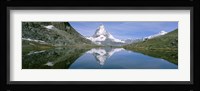 Lake, Mountains, Matterhorn, Zermatt, Switzerland Fine Art Print