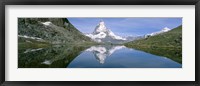 Lake, Mountains, Matterhorn, Zermatt, Switzerland Fine Art Print