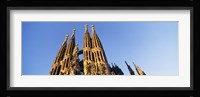 Low angle view of a church, Sagrada Familia, Barcelona, Spain Fine Art Print