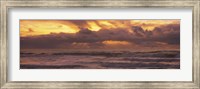 Clouds over the ocean, Pacific Ocean, California, USA Fine Art Print