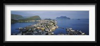High angle view of a town, Alesund, More og Romsdall, Norway Fine Art Print