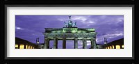 Low Angle View Of The Brandenburg Gate, Berlin, Germany Fine Art Print