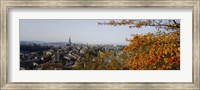 High angle view of buildings, Berne Canton, Switzerland Fine Art Print