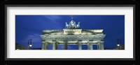 High section view of a gate, Brandenburg Gate, Berlin, Germany Fine Art Print