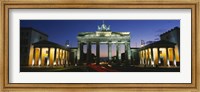 Low angle view of a gate, Brandenburg Gate, Berlin, Germany Fine Art Print