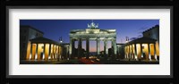 Low angle view of a gate, Brandenburg Gate, Berlin, Germany Fine Art Print