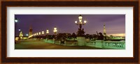 Alexander III Bridge, Paris, France Fine Art Print