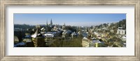 High angle view of a city, Berne, Switzerland Fine Art Print