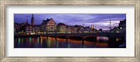 River Limmat Zurich Switzerland Fine Art Print