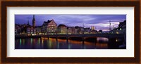 River Limmat Zurich Switzerland Fine Art Print