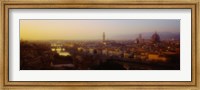High angle view of Florence, Italy Fine Art Print