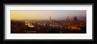 High angle view of Florence, Italy Fine Art Print