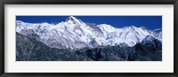 Cho Oyu from Goyko Valley Khumbu Region Nepal Framed Print