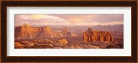 Rock formations on a landscape, Canyonlands National Park, Utah, USA Fine Art Print
