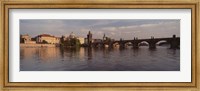 Charles Bridge Vltava River Prague Czech Republic Fine Art Print