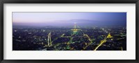 Aerial view of a city, Paris, France Fine Art Print