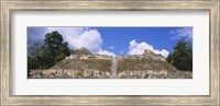 Old ruins of a temple, El Caracol, Cayo District, Belize Fine Art Print