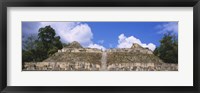 Old ruins of a temple, El Caracol, Cayo District, Belize Fine Art Print