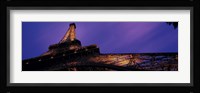Looking Up at the Eiffel Tower, Night Fine Art Print