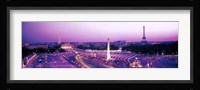 Dusk Place de la Concorde Paris France Fine Art Print