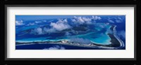 Aerial View Of An Island, Bora Bora, French Polynesia Fine Art Print