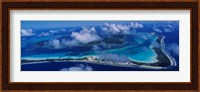 Aerial View Of An Island, Bora Bora, French Polynesia Fine Art Print