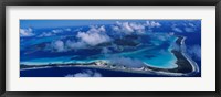 Aerial View Of An Island, Bora Bora, French Polynesia Fine Art Print