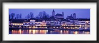 Evening, Lake Zurich, Rapperswil, Switzerland Fine Art Print
