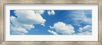 Clouds against a pale blue sky Fine Art Print