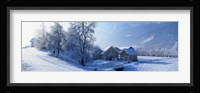 Winter Farm Austria Fine Art Print