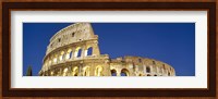 Low angle view of ruins of an amphitheater, Coliseum, Rome, Lazio, Italy Fine Art Print