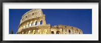 Low angle view of ruins of an amphitheater, Coliseum, Rome, Lazio, Italy Fine Art Print