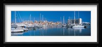 View of a marina, Algarve Portugal Fine Art Print