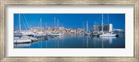 View of a marina, Algarve Portugal Fine Art Print