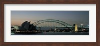 Opera House & Harbor Bridge Sydney Australia Fine Art Print