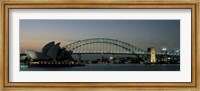 Opera House & Harbor Bridge Sydney Australia Fine Art Print