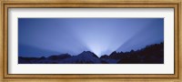 Sun Rays, Canton Glarus, Switzerland Fine Art Print