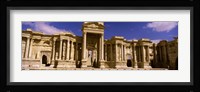 Facade of a theater, Roman Theater, Palmyra, Syria Fine Art Print