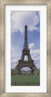 Low angle view of a tower, Eiffel Tower, Paris, Ille-De-France, France Fine Art Print