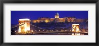 Chain Bridge, Royal Palace, Budapest, Hungary Fine Art Print