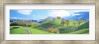 Rolling Landscape, Zug, Switzerland Fine Art Print