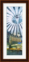 Low angle view of the ceiling of a building, Sony Center, Potsdamer Platz, Berlin, Germany Fine Art Print