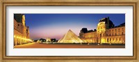 Louvre, Paris, France at Dusk Fine Art Print