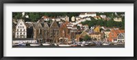 Boats on the Water, Bergen, Norway Fine Art Print