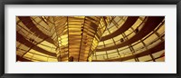 Glass Dome from Interior, Reichstag,Berlin, Germany Fine Art Print