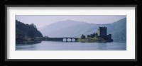 Castle at the lakeside, Eilean Donan Castle, Loch Duich, Highlands Region, Scotland Fine Art Print