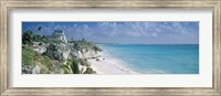 El Castillo, Quintana Roo Caribbean Sea, Tulum, Mexico Fine Art Print